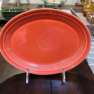 Fiesta Fiestaware Small Platter Persimmon retired
